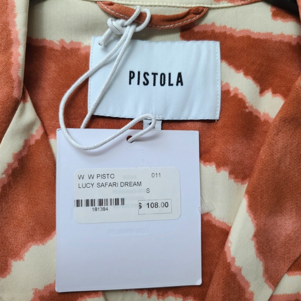 PISTOLA Lucy Safari Dream Contemporary Animal Print Button Down Shirt - Picture 7 of 12